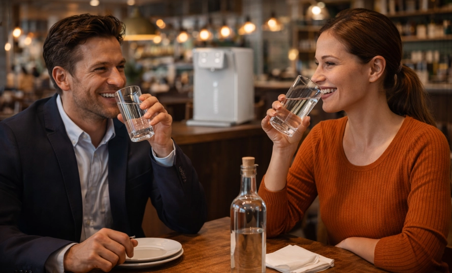 restaurant fontaine a eau qualité