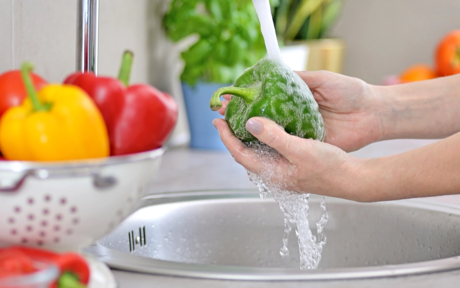 laver legumes fruits bio eau osmosée