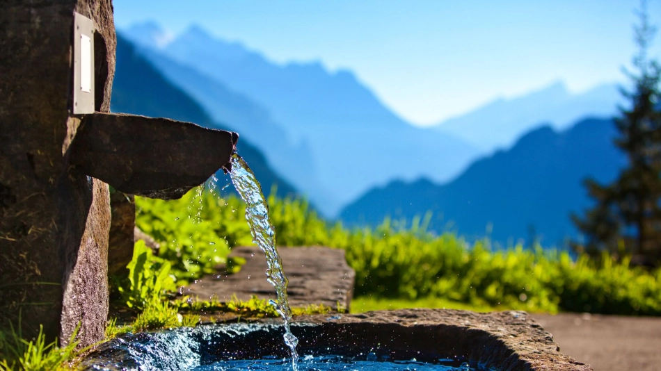 calcaire eau source nature