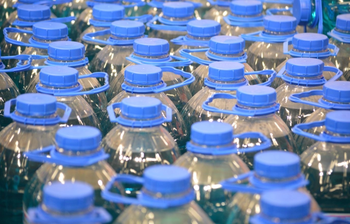 bouteille d'eau stockage